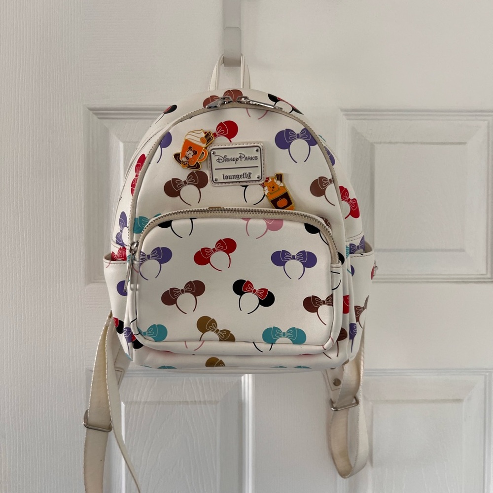 Disney Loungefly Rare Backpack with Pins